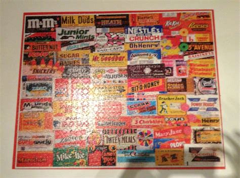 Am i the only one who's seen butterfingers with a darker wrapper? 1000 piece candy wrapper puzzle | Milk duds, Candy ...