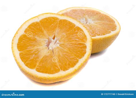 Two Orange Halves Stock Photo Image Of Background Isolated 172777748