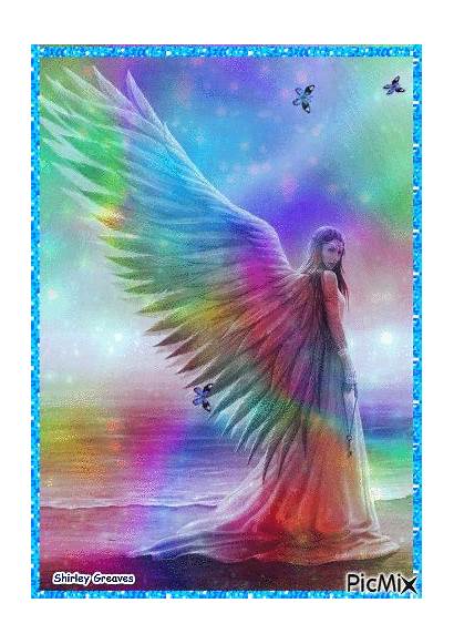Angel Rainbow Picmix Angels Wings Bright Colors