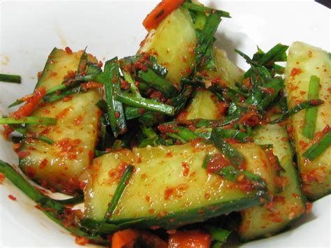 In korea, a complete set of traditional breakfast usually consists of rice, meat or fish, and several side dishes. Authentic Korean Cucumber Kimchi Recipe | Kimchi recipe ...