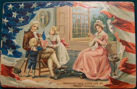 Presidents Day Postcard Vintage George Washington Postcar Flickr