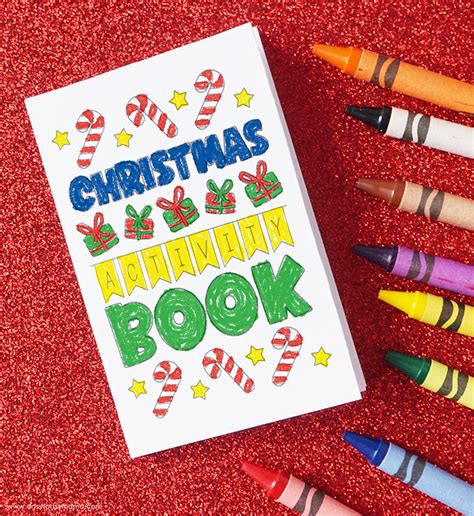 Free Printable Mini Christmas Activity Book Artsy Fartsy Mama