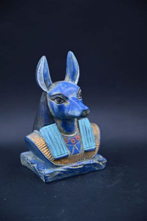 Ancient Egyptian Jackal God Anubis Anubis Bust For Home Decor Etsy
