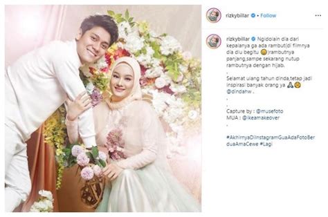 Ternyata rey mbayang yang duluan kemarin (10/7), kabar bahagia datang dari aktris dinda hauw. Ucapan Ultah Rizky Billar untuk Dinda Hauw Bikin Baper ...