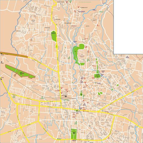 Bandung Map And Bandung Satellite Image
