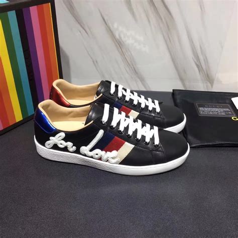 Enjoy free shipping, returns & complimentary gift wrapping. Gucci Men Ace Embroidered Sneaker Shoes in Leather with ...