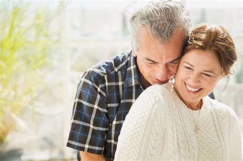 affectionate mature couple stock image f019 2069 science photo library