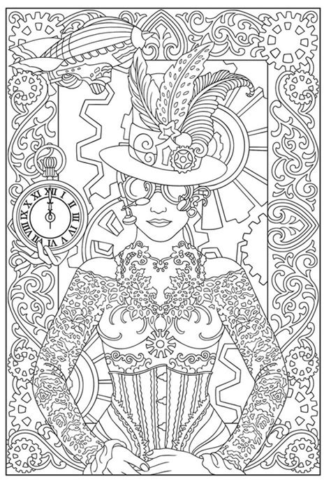 To see all of the colors and designs available for each one, just click the image or button and you will land on the product page that offers the entire selection. Free Steampunk Coloring Pages - Simply Inspired