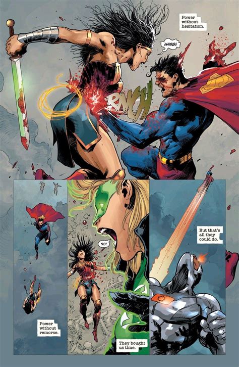 Dceased Superman Vs Wonder Woman In Marvel Characters Art