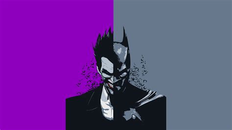 3440x1441 4k Batman And Joker Minimalist 3440x1441 Resolution Wallpaper
