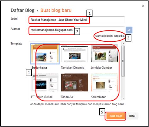 CARA MUDAH MEMBUAT AKUN BLOG UNTUK PEMULA - Trik Cara Terbaru