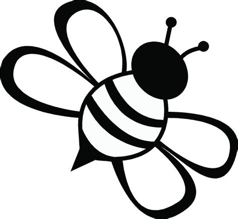 Honey Bee Clipart Black And White Free Download On Clipartmag