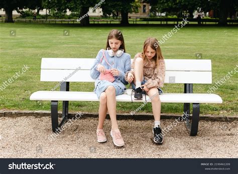 Girl Sitting On Bench Stock Photos And Pictures 145764 Images