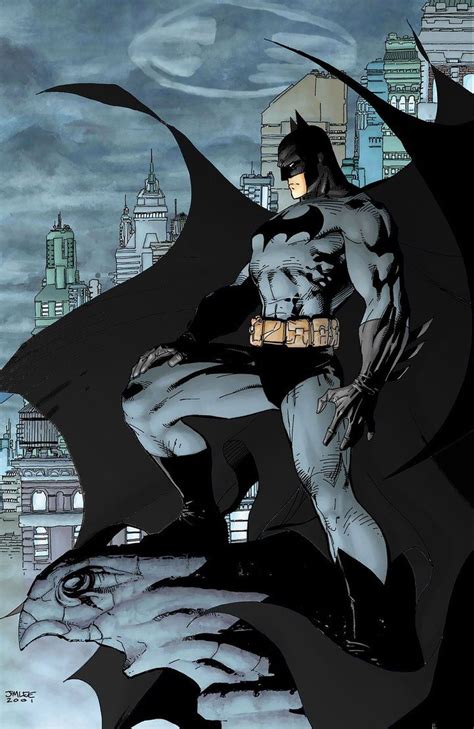 Jim Lees Batman Recolored Batman Poster Dc Comics Art Batman Hush