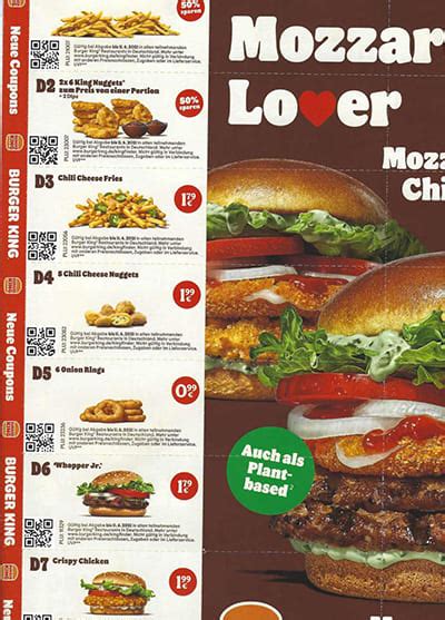 Burger King Coupons Pdf Bis Alle Neuen Prospekte Und Angebote