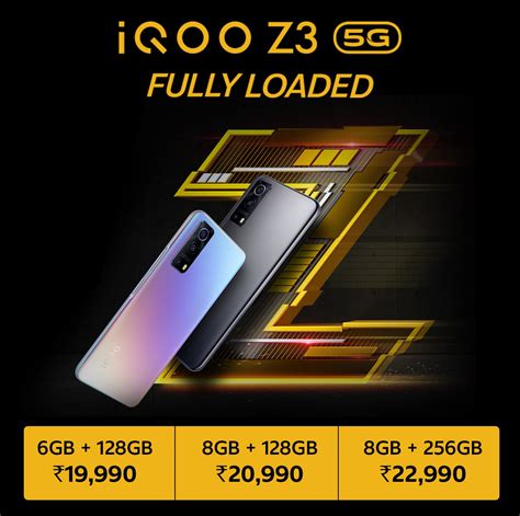 IQOO Z G Launched In India As The First Snapdragon G Smartphone Price Specifications