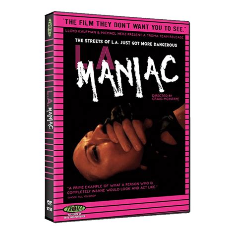 La Maniac Dvd Troma Direct