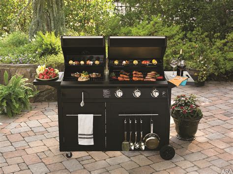 There are also two foldable stainless steel shelves on either side of. Backyard Grill Bbq | Backyard grilling, Gas grill, Outdoor ...