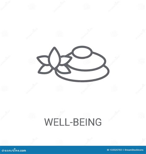 Well Being Icon Trendy Well Being Logo Concept On White Backgro Stock