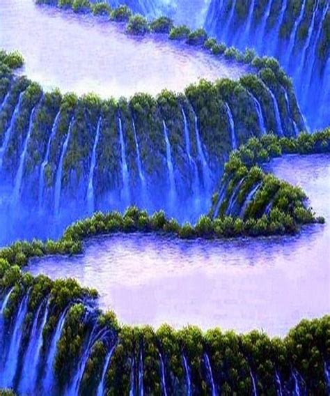 Stunning Blue Waterfall Havasu Falls Beaver Falls On