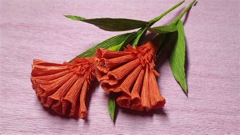 #paperflowers #flowers #3dflowers #crepe papercrafts #mothersday #spring. How to Make Cockscomb Crepe Paper flowers - Flower Making ...