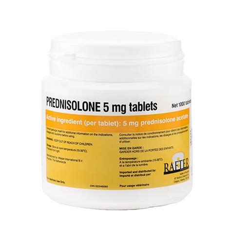 Prednisolone 5 Mg Tablets Mccarthy Vet