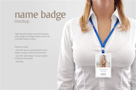 Saves us a lot of time creating awesome mockups to use to demonstrate new sites to clients. mark cherry. name badge mockup in Stationery Mockups on Yellow Images ...