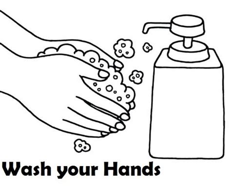 This image of flu season w is for washing hands coloring page 01 in the category of coloring pages is a part of our vast gallery of coloring book printables, including thousands of free coloring images for kids from preschoolers to graders.if you like the picture of flu season w is for washing hands coloring page 01, you can download the image by right clicking and save as or print it or pdf. handwash clipart coloring sheet