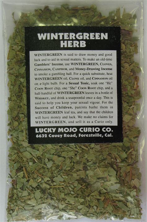 Herb Magic Catalogue Wintergreen
