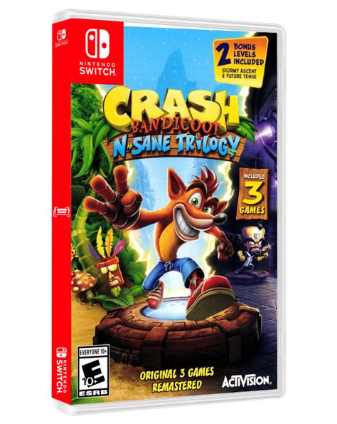 Crash Bandicoot N Sane Trilogy Switch Games Caxas