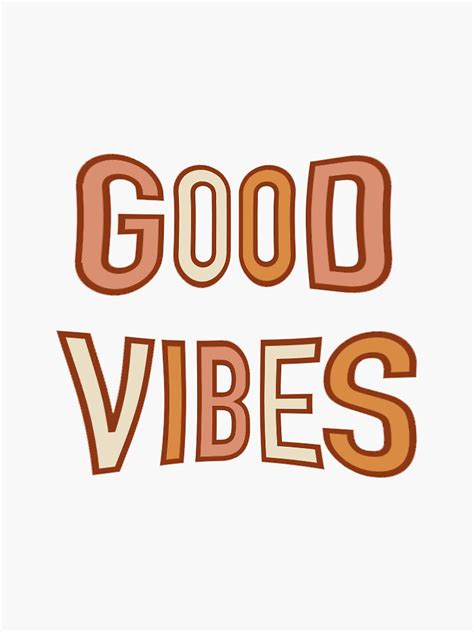 Boho Vibes Good Vibes Sticker For Sale By Mlloydlettering Redbubble