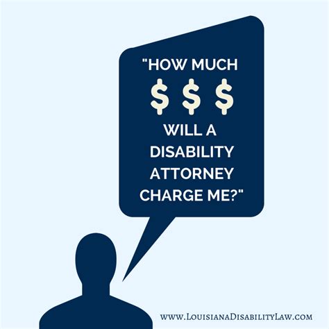 Therefore, don't delay in contacting a disability insurance lawyer who will guide you through the process and notify you of any deadlines. How Much Does a Disability Attorney Cost in Louisiana ...