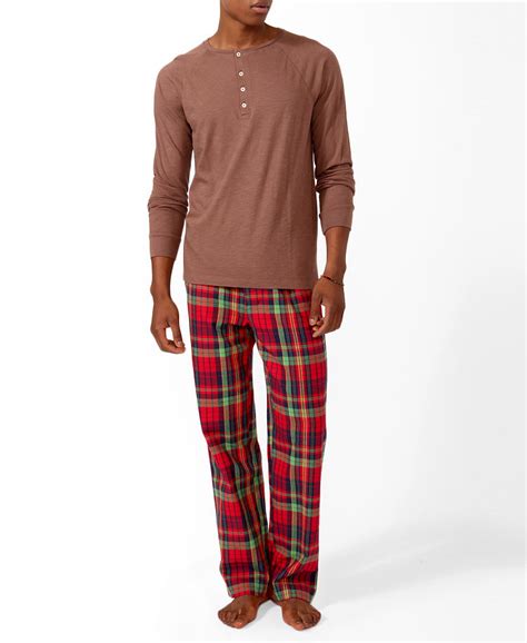 Shop all shorts & pants. Lyst - Forever 21 Plaid Pajama Pants in Red for Men