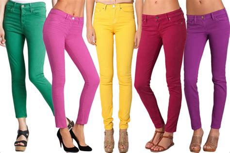 The Modern Trend And Colored Jeans