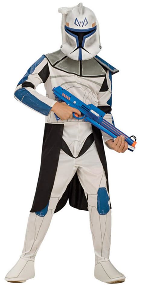 Star Wars Clone Trooper Captain Rex Boys Fancy Dress Party