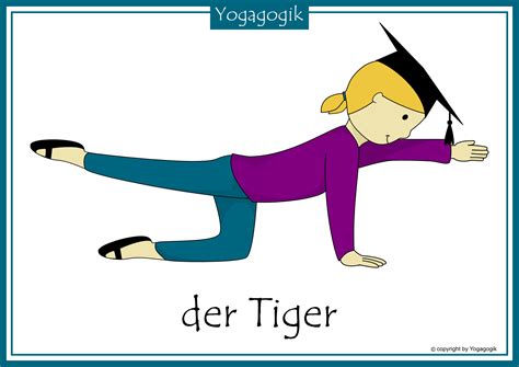 Die rätsel zum ausdrucken sind für kinder im. Kinderyoga Flashcards Tiger Yolanda | Little Lotus Lesson ...