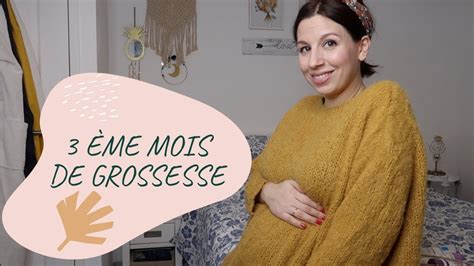 11e à 15e sa, 9e à 13e semaine a 3 mois de grossesse, vous allez enfin pouvoir annoncer la bonne nouvelle à votre entourage, votre ventre s'épanouit et, surtout, vous. 3 ÈME MOIS DE GROSSESSE VIDEO GROSSESSE BABY 2  - YouTube