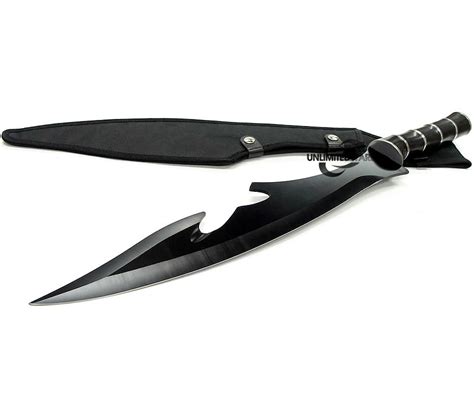 25 Black Stainless Steel Spartan Combat Short Sword Fixed Blade
