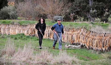Australian Father And Daughter Who Have Shot 194 Red Foxes This Year In