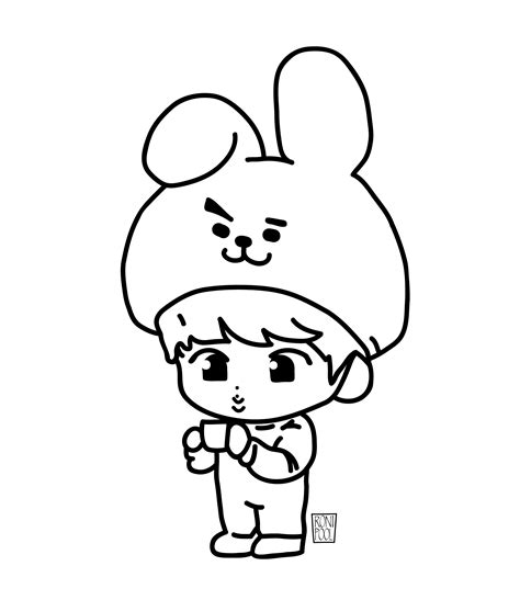 Bts Chibi Coloring Pages Richard Fernandez S Coloring Pages