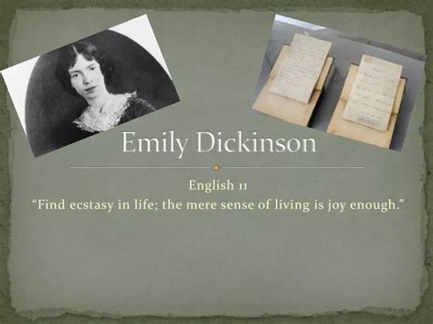 Ppt Emily Dickinson Powerpoint Presentation Free Download Id2152007