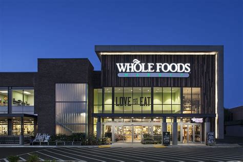 Whole Foods Retail Architecture Shop Front Elevation Supermarket Design