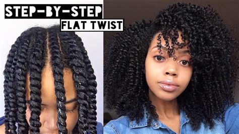 How To Flat Twist Out On Natural Hair Cool Calm Curly Video
