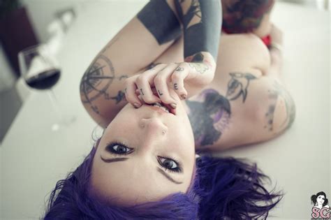 Wallpaper Katherine Tattoo Legs Face Hair Color Nude Sexy Naked