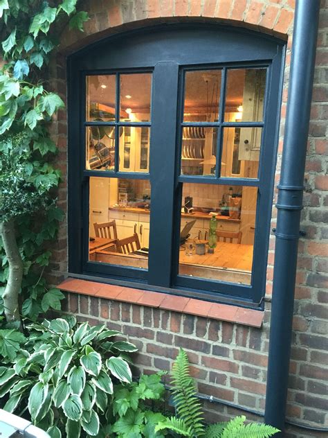 Kitchen Window Painted In Railings By Farrow And Ball Window Frame