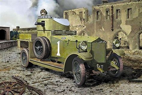 Pattern 1914 Wwi British Armored Car 135 Roden
