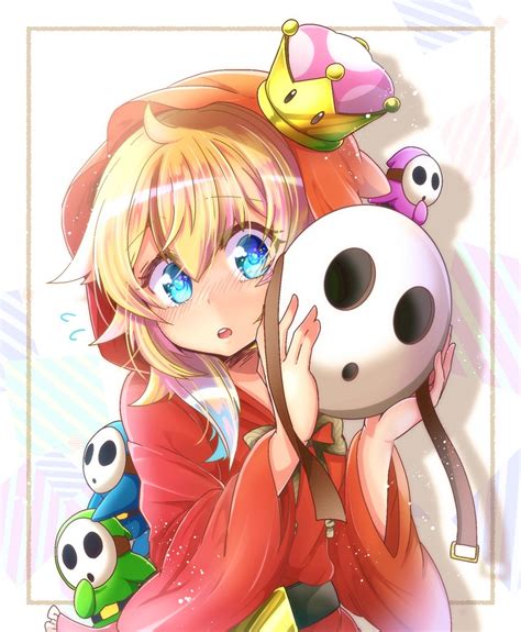 Shy Guy And Shy Gal Mario And 1 More Drawn By Pina710 Danbooru