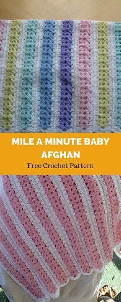 Mile A Minute Baby Afghan Free Crochet Pattern Modello And Mondo All