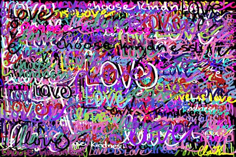 Love Graffiti Digital Art Print Etsy