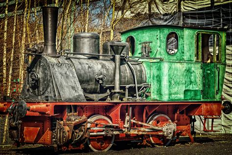 Vintage Steam Locomotive Train